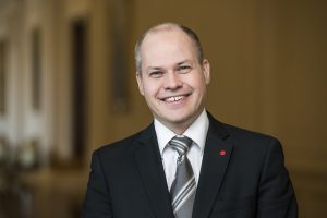 Morgan Johansson, justitie- och inrikesminister, besöker ...